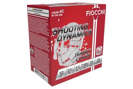 SHOOTING DYNAMICS 12GA 2.75` 1 1/8OZ 7.5SHT 25RNDS
