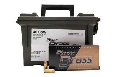 40 SW180 GR BLAZER BRASS 250RD CAN TRADE 