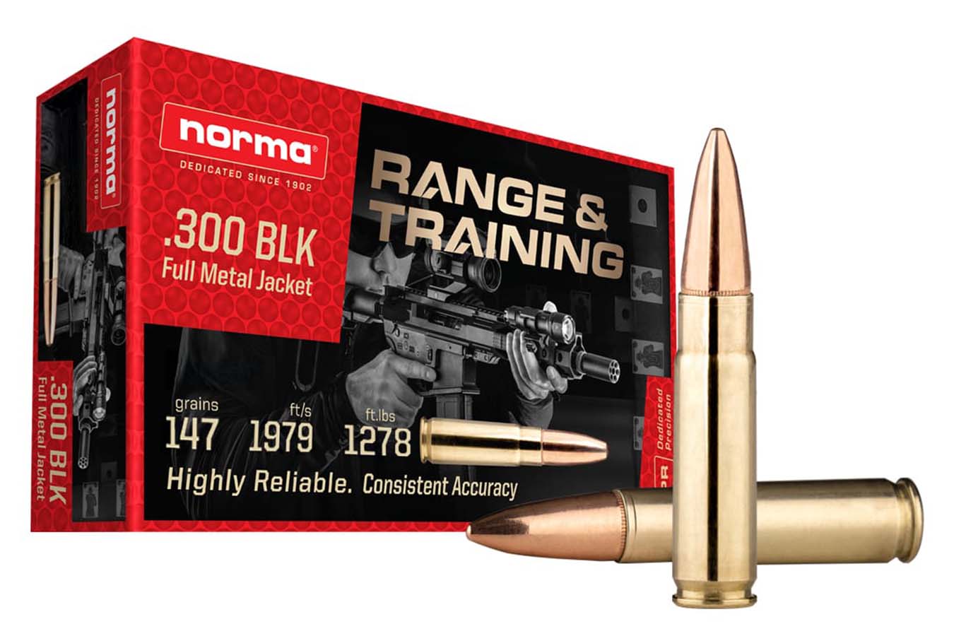Norma 300 Blackout 147 gr FMJ Range and Training 20/Box