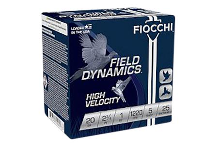HIGH VELOCITY 20GA 2.75` 1OZ 5SHOT 25RNDS
