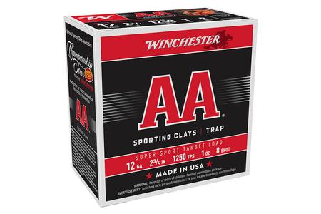 12 GA 2-3/4` #8 AA SUPER SPORT SC 1 OZ 