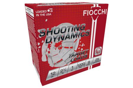 FIOCCHI SHOOTING DYNAMICS TARGET 12GA 2.75 1OZ #9 25/BX