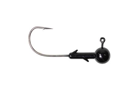 BALL JIG 1/4 4/0 HOOK GLOSS BLACK