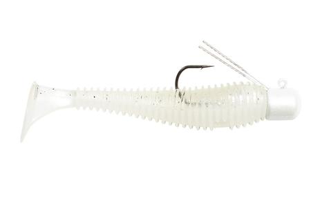 PRE-RIGGED FINESSE SWIMBAIT WHITE ICE
