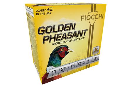 GOLDEN PHEASANT 12GA 2.75` 1 3/8OZ 5SHOT 25RND