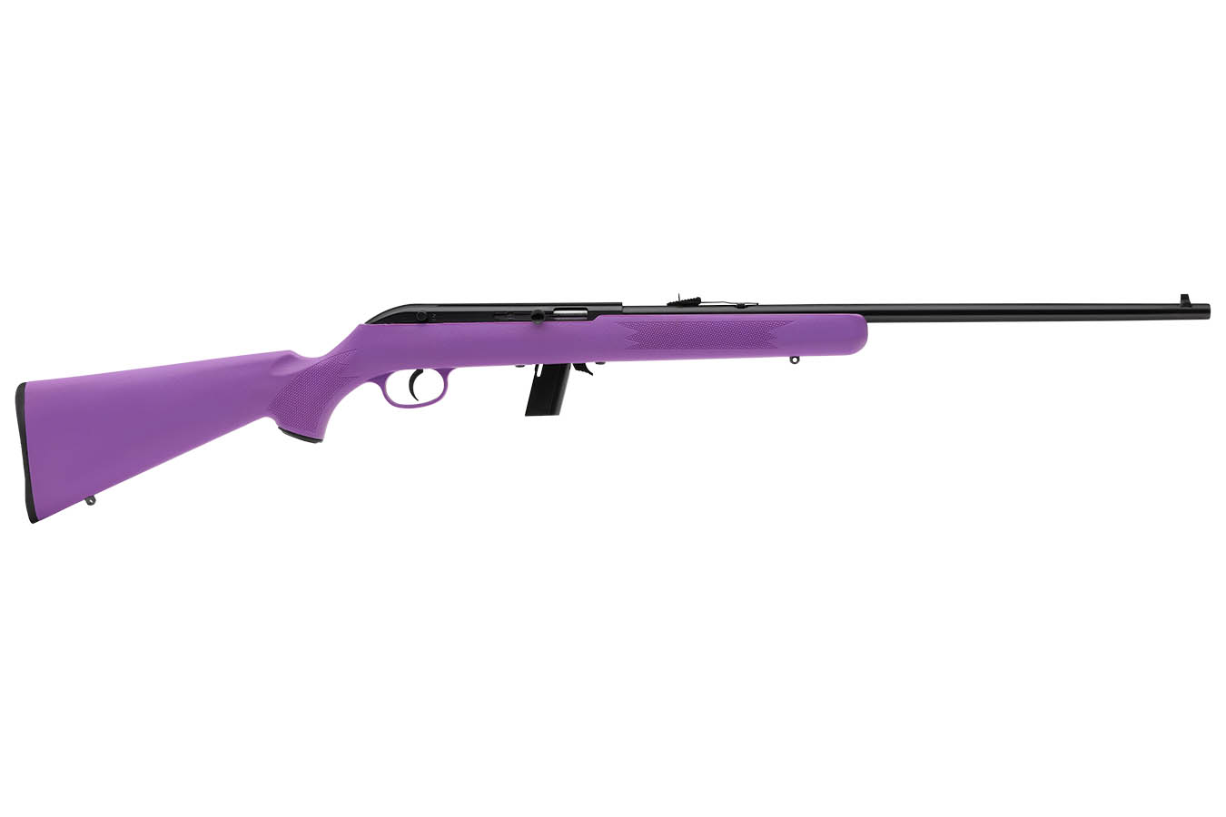 Savage 64 F 22LR Semi-Auto Rifle with Purple Stock