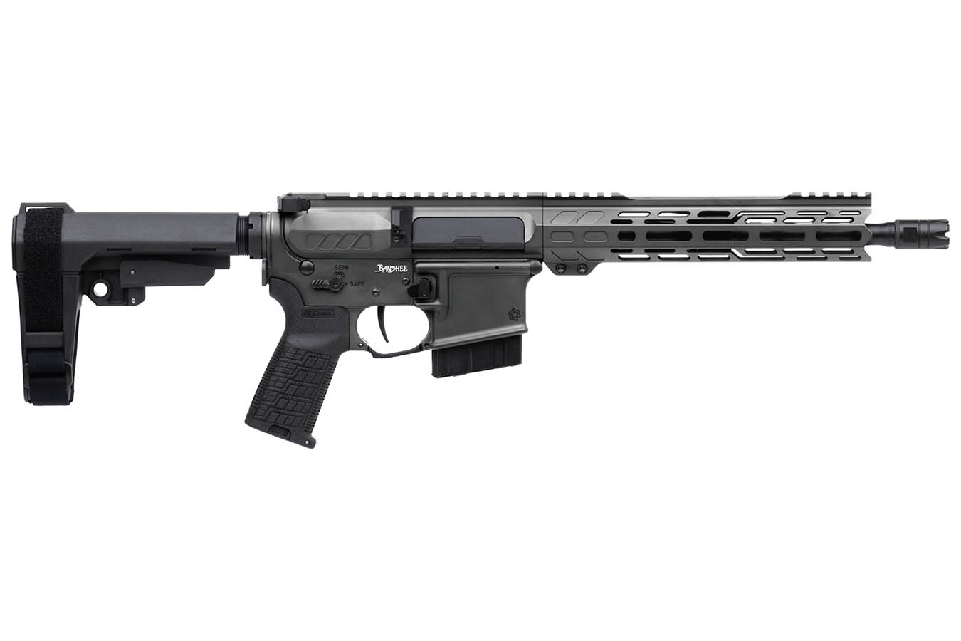 CMMG Banshee MK4 338 ARC Semi-Auto Pistol with Tungsten Finish and 10.5 Inch Barrel