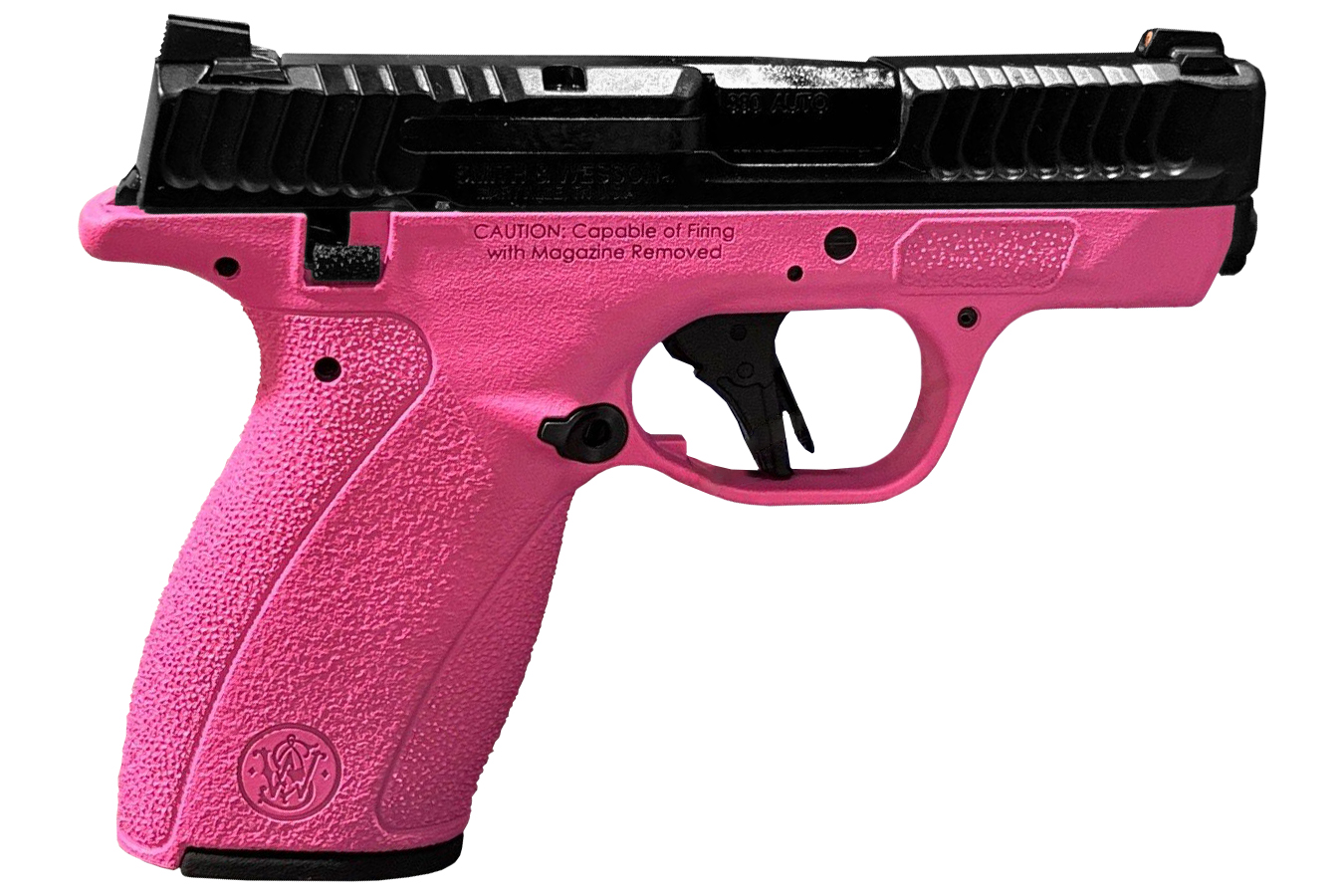 Smith & Wesson MP Bodyguard 2.0 380 ACP Pistol with Black Slide and Hot Pink Frame