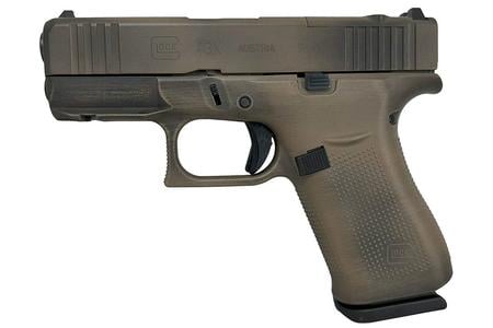 MODEL 43X MOS 9 MM 3.41 IN BARREL DISTRESSED FDE