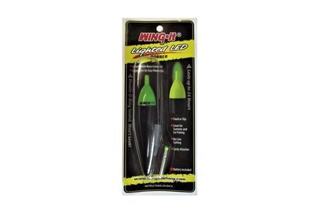 LED LIGHTED BOBBER, MEDIUM, GREEN/BLACK 