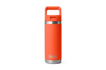 RAMBLER 18 OZ C STRAW BOTTLE PAPAYA