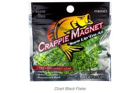 CRAPPIE MAG 15PC BODY CHART. W/BLACK FLAKE 