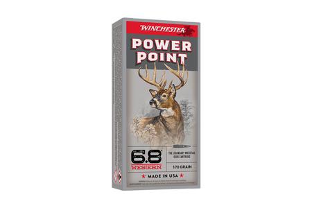 6.8 WESTERN 170GR POWER-POINT 20/BOX