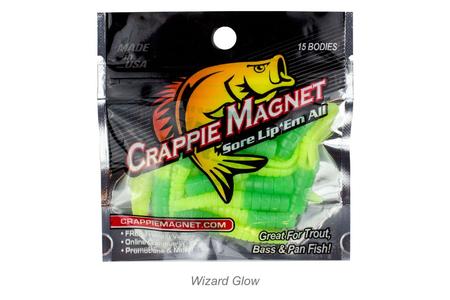 CRAPPIE MAG 15PC BODY WIZARD GLOW 