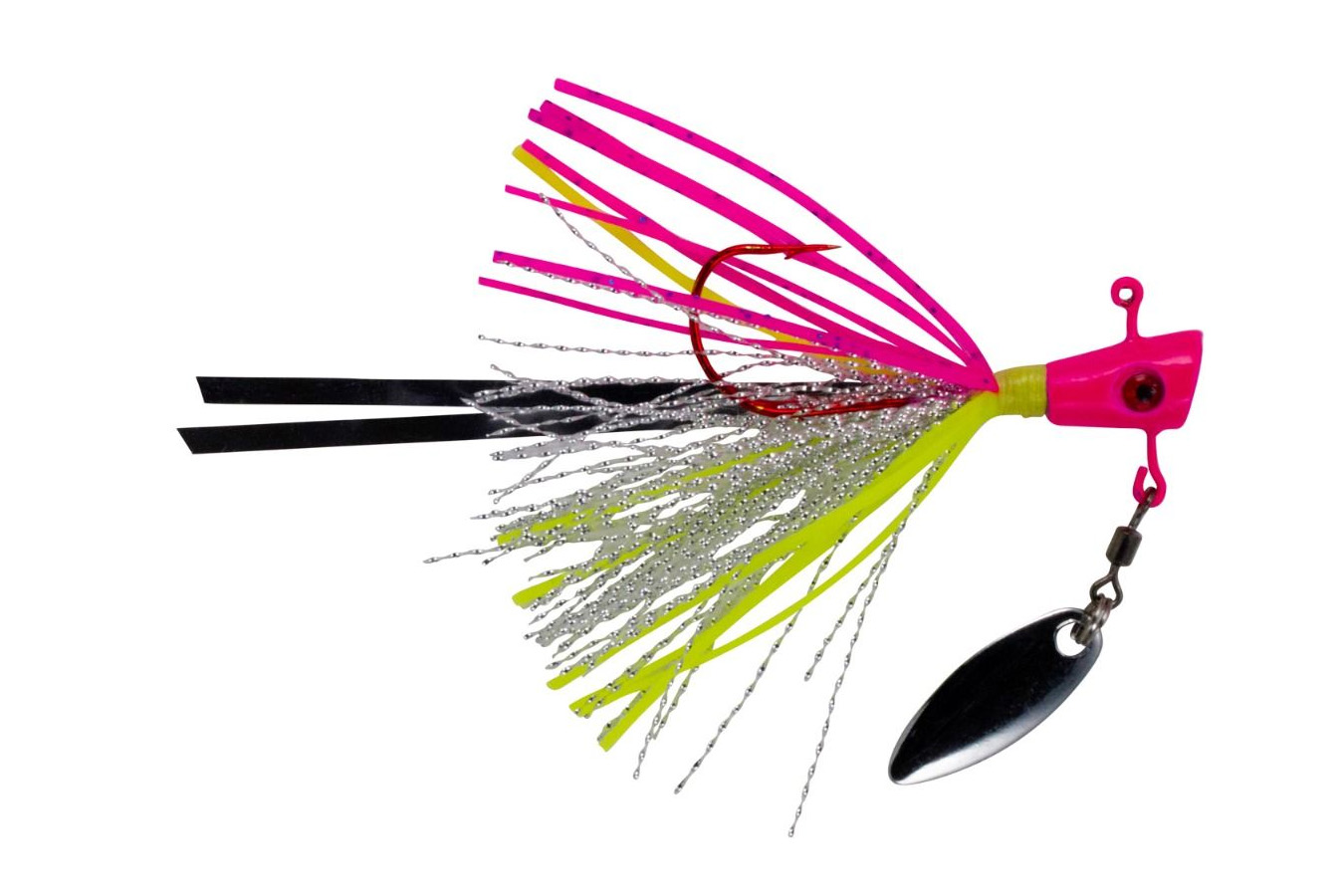 Crappie Magnet Fin Spin Pro Series 2 Piece Pack - Fancy Pink