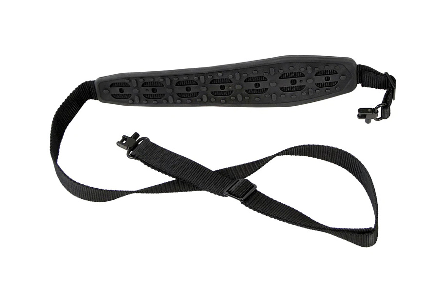 Bulldog Armor Molded Rifle Sling w/ Deluxe Locking Swivels Black