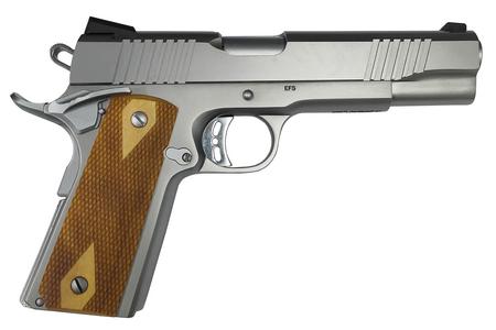 M1911-A1 ROCK 9MM 5 SS CHECKERED WOOD GRIPS