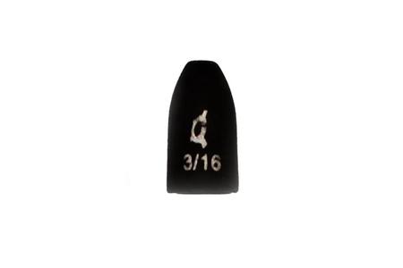 TUNGSTEN WORM WEIGHT BLACK 3/16 OZ. (4 PK) 