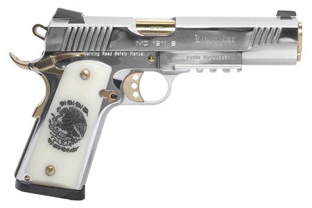 GIRSAN EAA MC1911SL LIBERADOR II 45AC 5` BARREL STEEL FRAME WITH GOLD ACCENTS