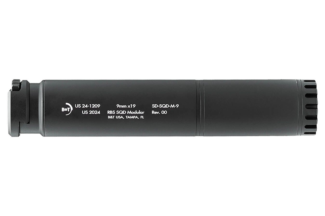 B&T SQD-M 9mm Modular Suppressor with Super Quick Disconnect Attachment