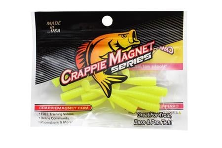 CRAPPIE MAGNET TINY DANCER 8PC PACK CHARTREUSE
