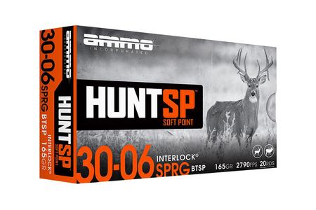 AMMOINC 3006165SPA20    HUNT SP  3006 165GR  20/10