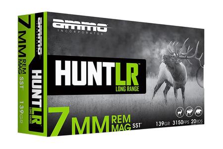 AMMOINC 7MM139SSTA20    HUNT LR  7MM 139 SST 20/10