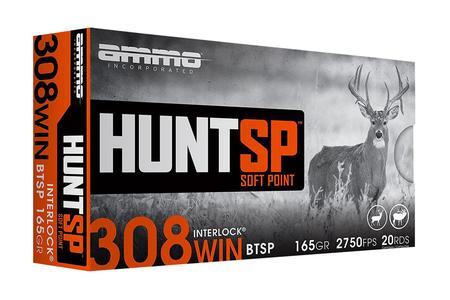 AMMOINC 308165SPA20     HUNT SP   308 165GR  20/10