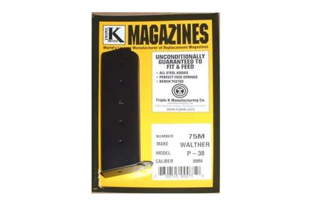 WALTHER P38 9MM 8 ROUND