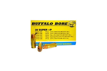 BBA 33B/20    38SUP +P    124 JHP            20/12