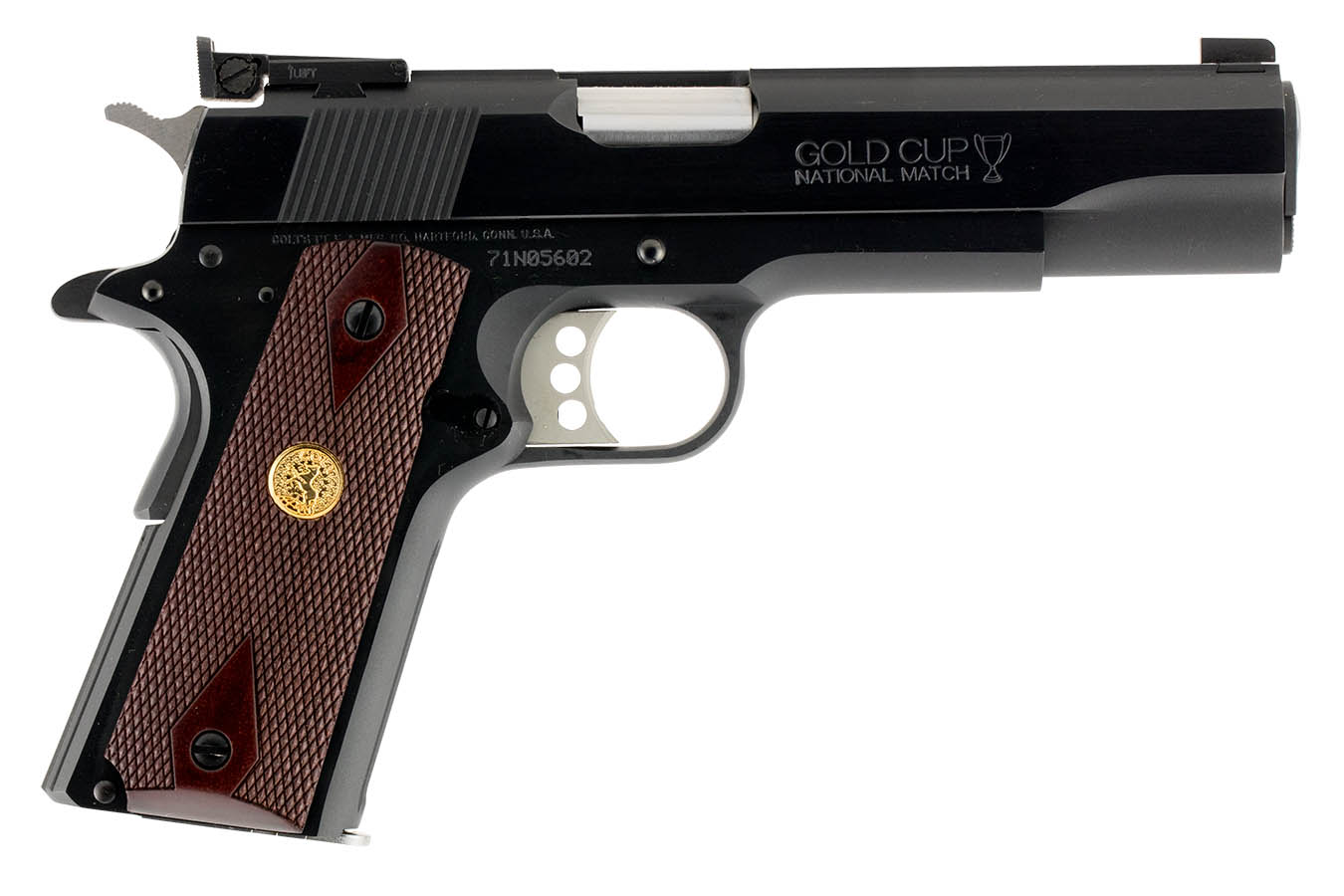 No. 24 Best Selling: COLT 1911 GOLD CUP SERIES 70 9MM 5` BBL BLUED BLEMISHED