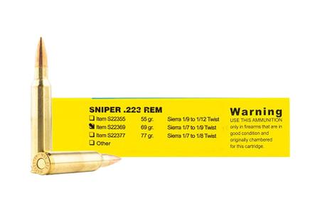 BBA S22369/20 223         69G BTHP SNIPE     20/12