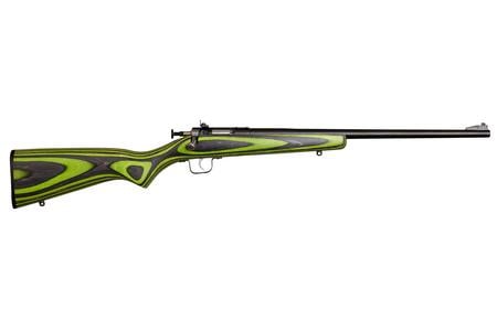 CRICKETT 22LR BL/BLK-GRN LAM SINGLE-SHOT