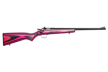CRICKETT 22LR SS/PINK LAM BLUE RECEIVER W/STAINLESS BBL