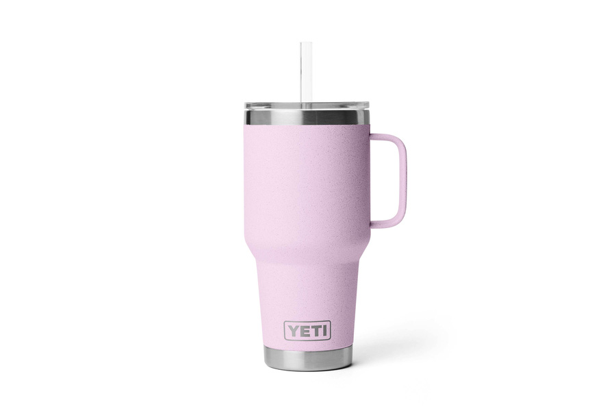 Yeti Coolers Rambler 35oz Mug with Straw Lid Cherry Blossom
