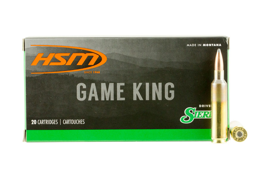 Hsm 6.5x284 Norma 140 Grain Sierra GameKing Spitzer Boat Tail Game King 20/Box