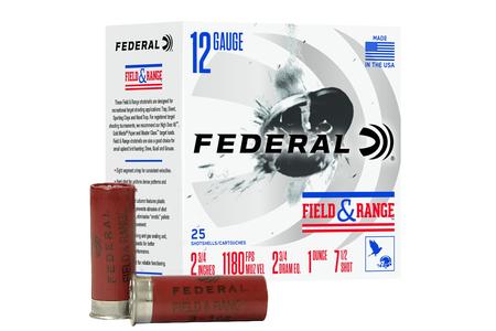 Federal 12 Gauge 2.75in 8 Shot Field and Range 25/Box