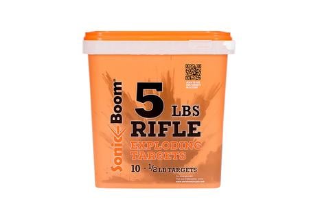1/2LB EXPLODING RIFLE TARGET 10 PACK BUCKET