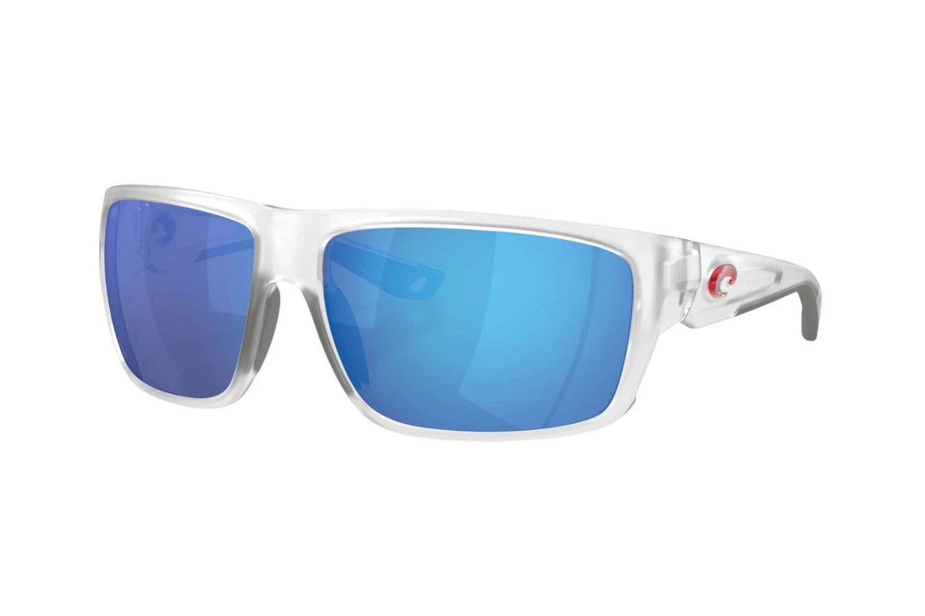COSTA DEL MAR FLY LINE MATTE CLEAR WITH BLUE MIRROR LENSES