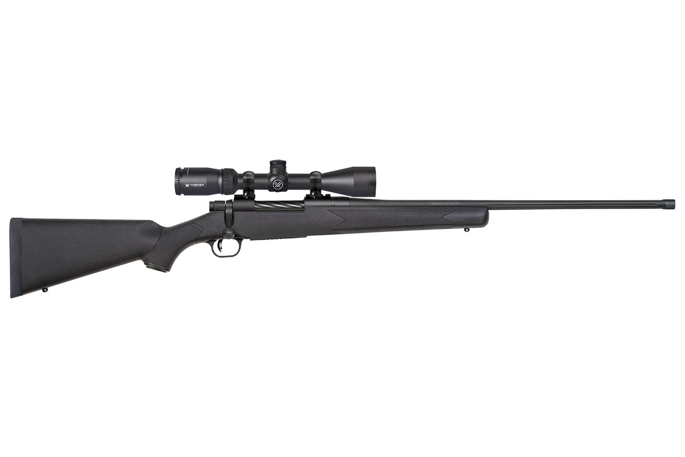 Mossberg Patriot 7MM PRC Bolt Action Rifle With Vortex Crossfire II 3-9x40 In Walnut Stock