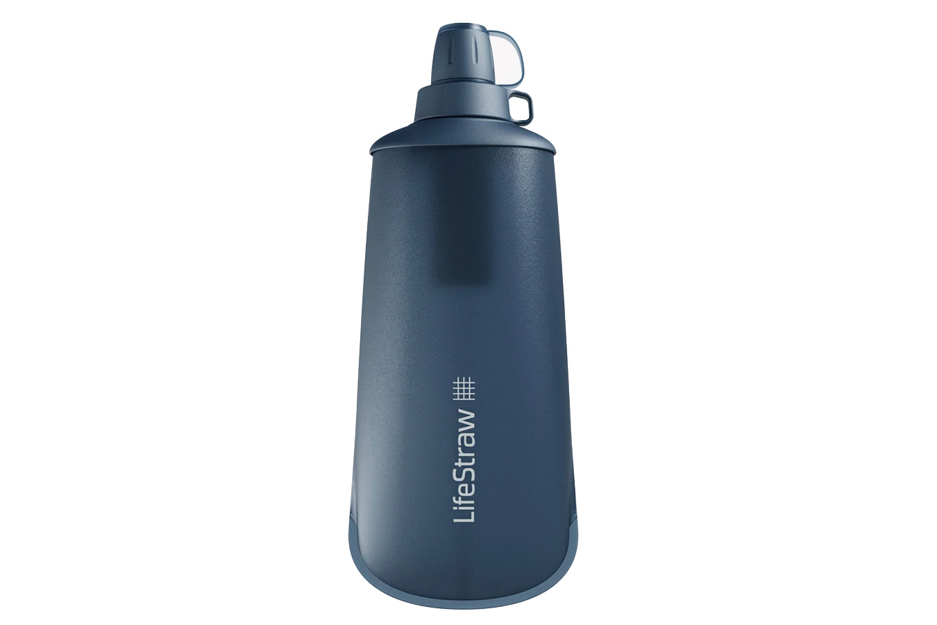 Lifestraw Peak Series Collapsible Squeeze 1L Bottle Mountain Blue