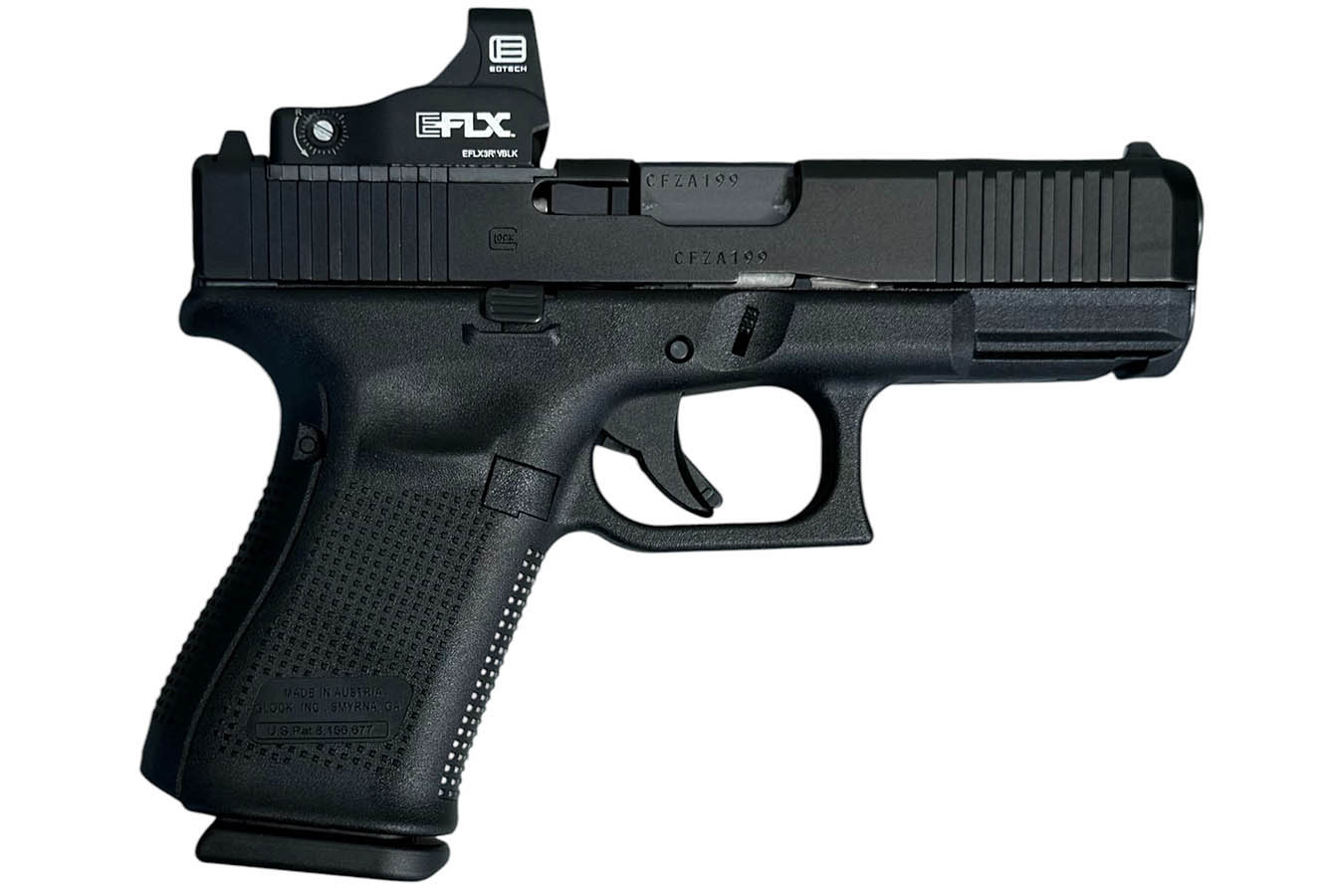 No. 1 Best Selling: GLOCK 19 GEN5 MOS 9MM 4.02` BARREL WITH EOTECH 3 MOA MINI REFLEX SIGHT