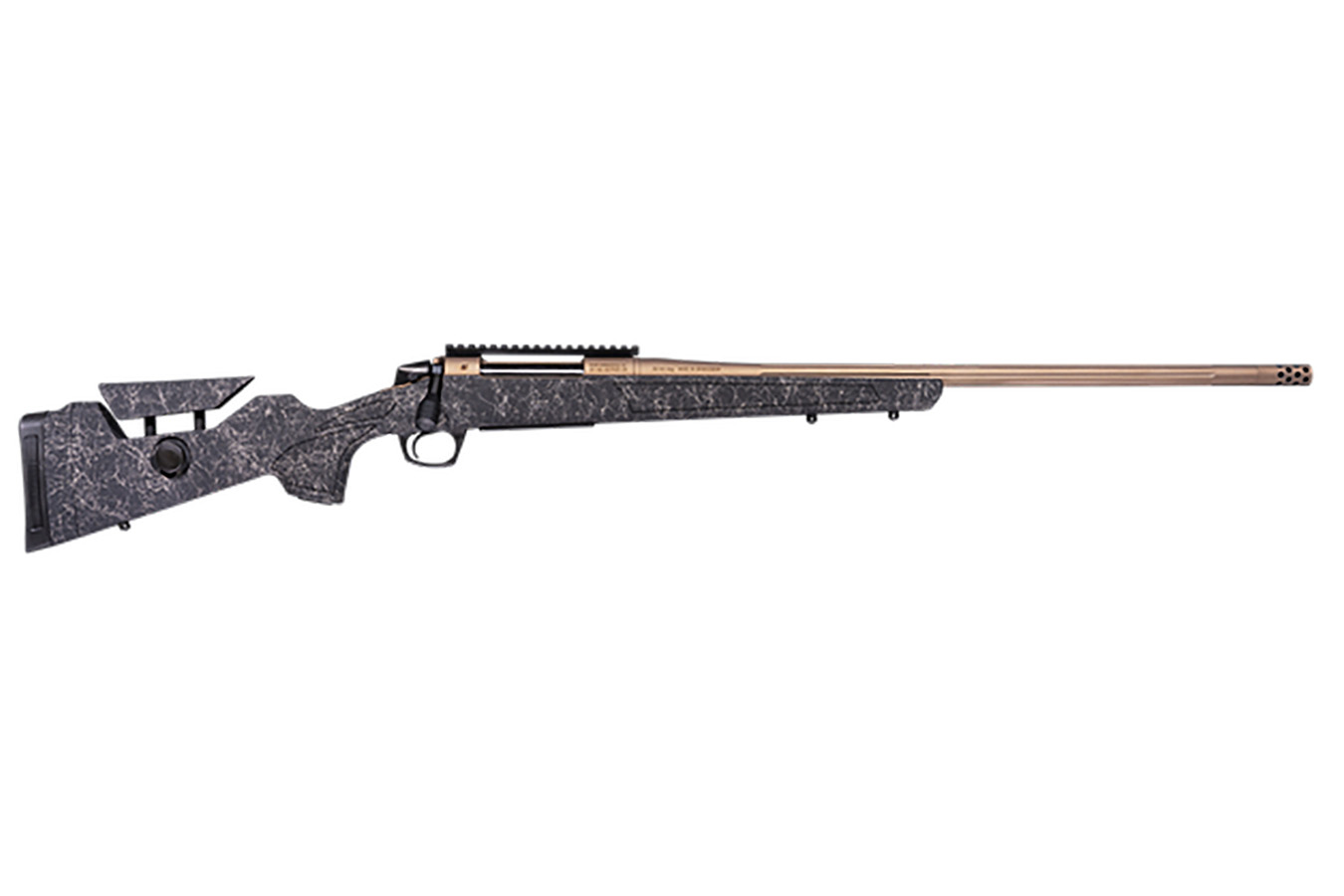 CVA Cascade Long Range Hunter Full Size 7mm Rem Mag Bolt Action Rifle with Smoked Br