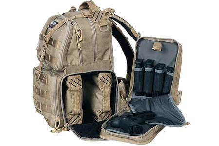 GPS T1612BPT    TR BACKPACK HOLDS 3 HGN        TAN
