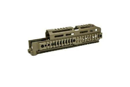 AK ALPHA SERIES QUAD RAIL HANDGUARD 10.0 - FDE