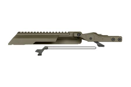 AK ALPHA SERIES RAILED TOP COVER ODG