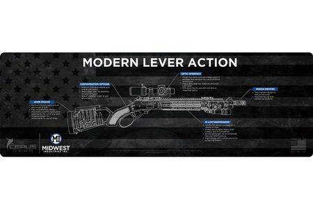 GUN MAT LEVER ACTION SERIES 36X12 BLACK