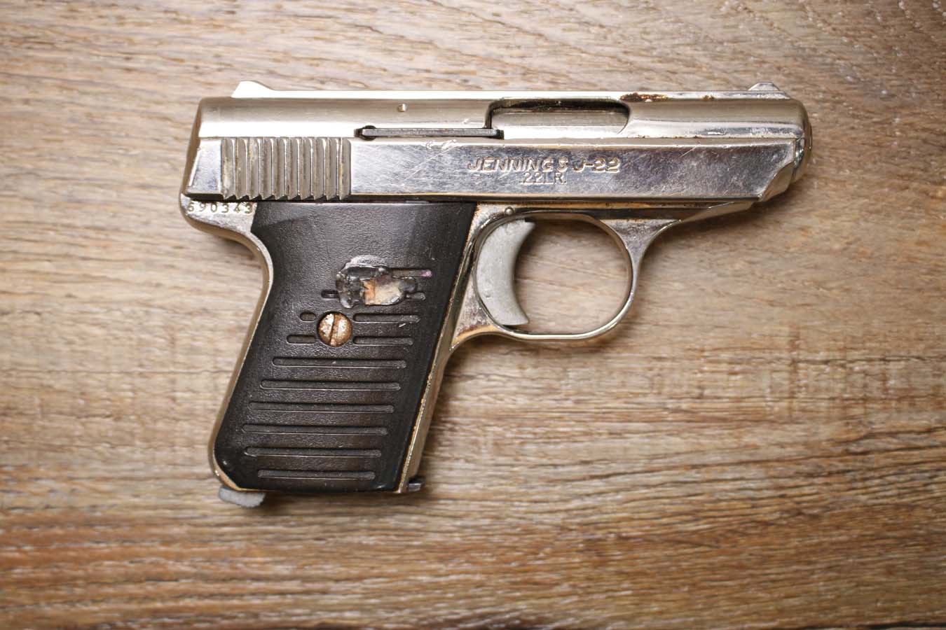 Jennings J-22 22LR Police Trade-In Pistol