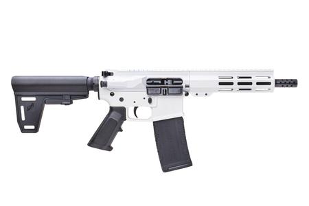 AR15 223 WYLDE PISTOL W/ BRACE 7.5 IN NITRIDE BARREL WHITE  FRAME