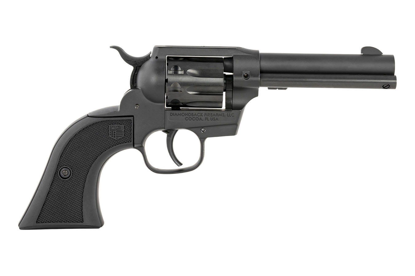 Diamondback Sidekick 22 LR Revolver With Black Checkered Nylon